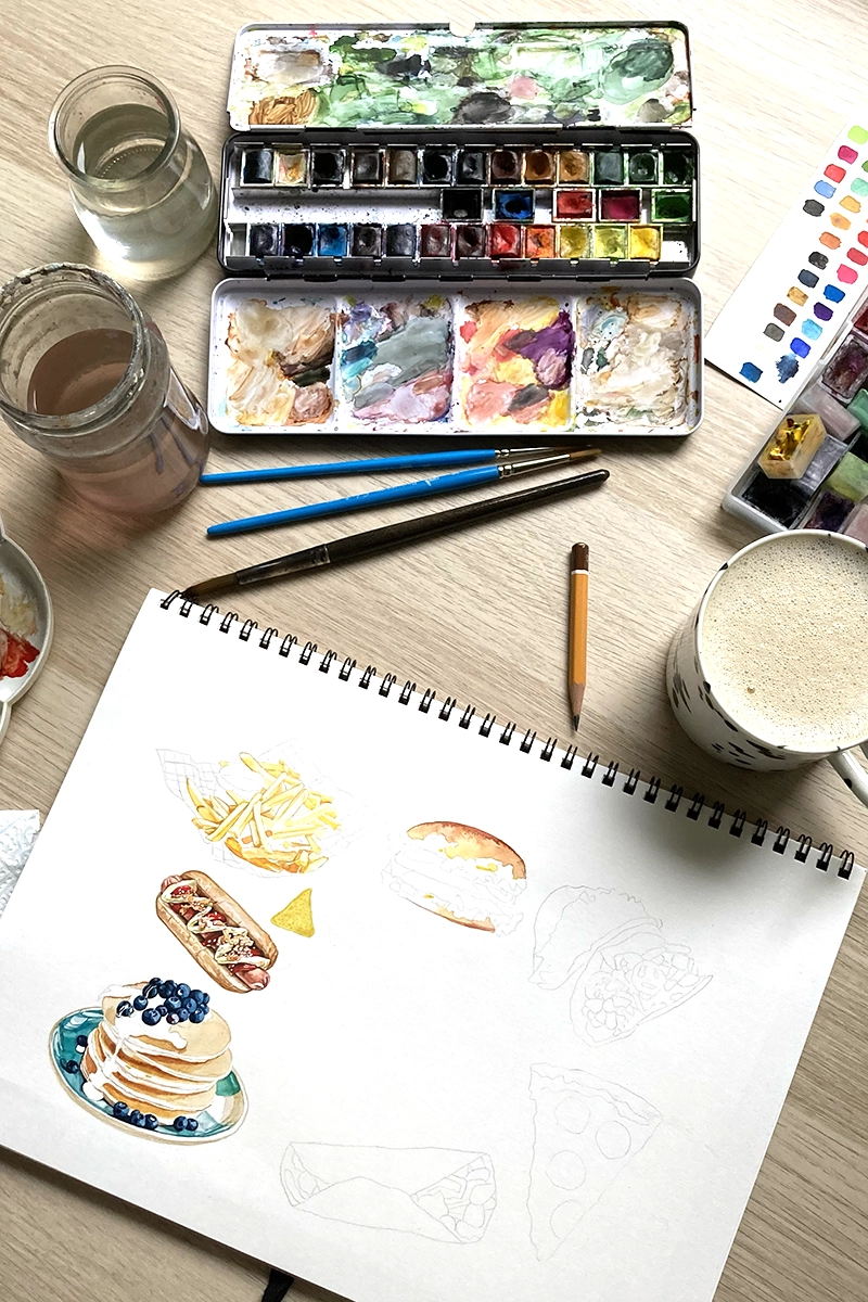 Fast Food Illustrations