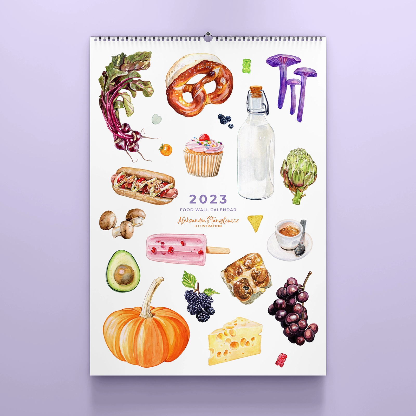 2023 Foodie Wall Calendar