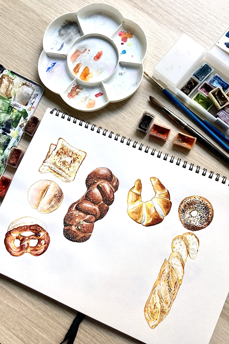 Bread Illustrations