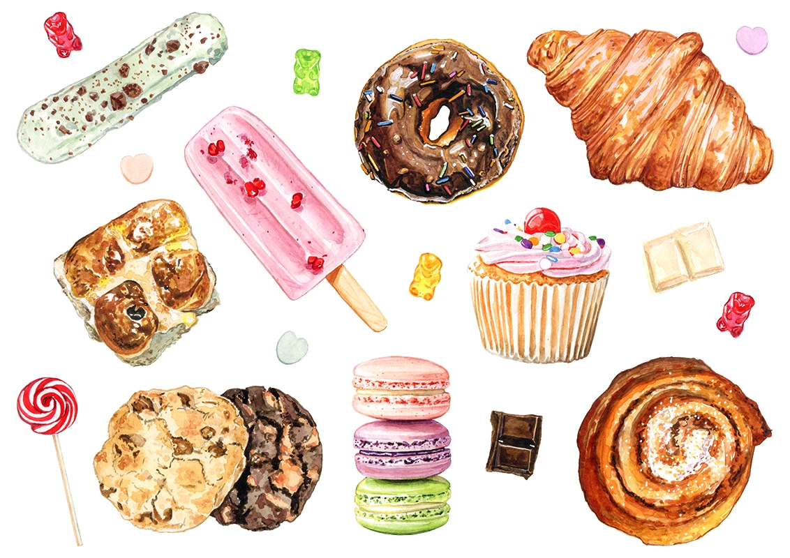 Sweets Illustrations